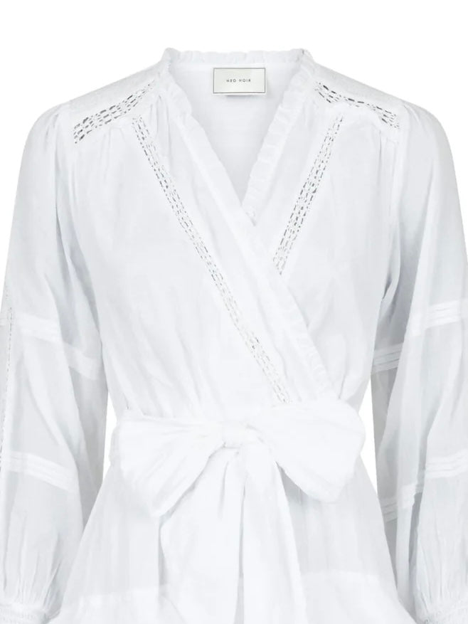 
                  
                    NEO NOIR ADA SVOILE DRESS WHITE
                  
                