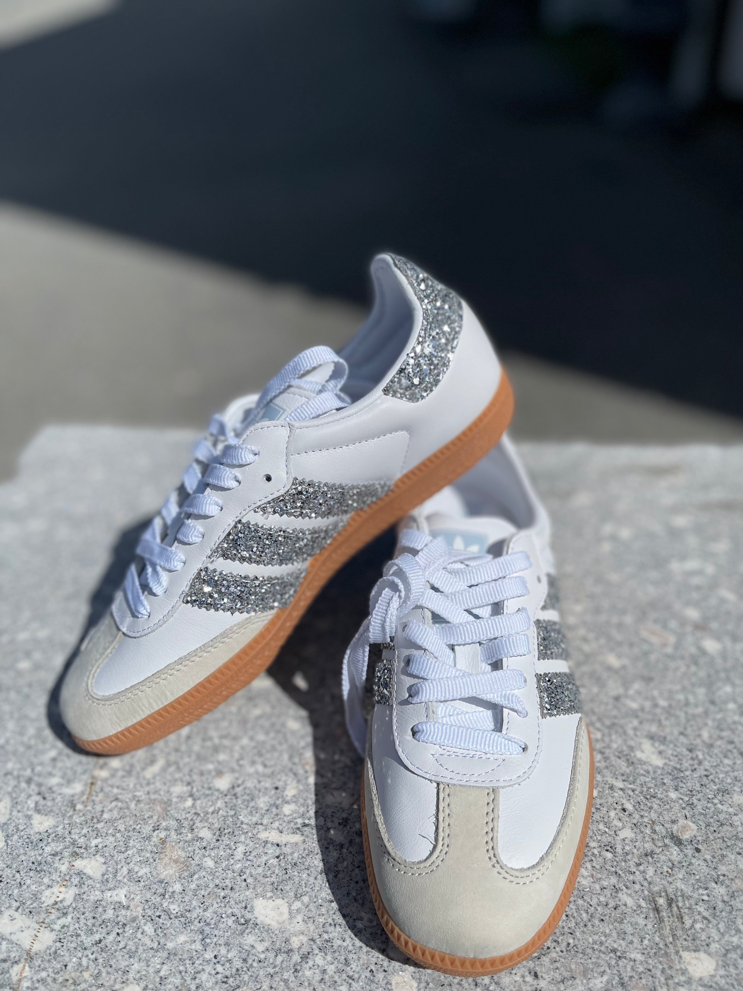 Sneaker Adidas Schuhe Gold Glitter Seddys Schuhe SEDDYS