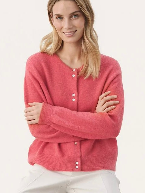 
                  
                    PART TWO NINELL CARDIGAN CLARET RED
                  
                