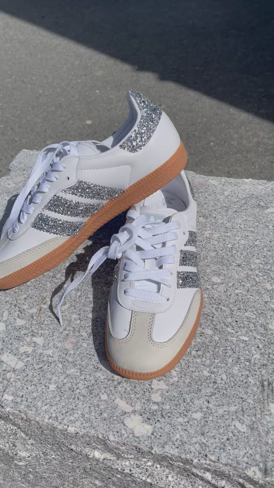 SEDDYS ADIDAS SAMBA GLITTER SILVER