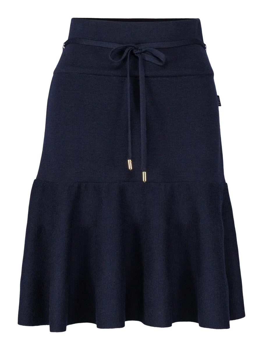 ELLA&IL MALI MERINO SKIRT NAVY – Madame Chic