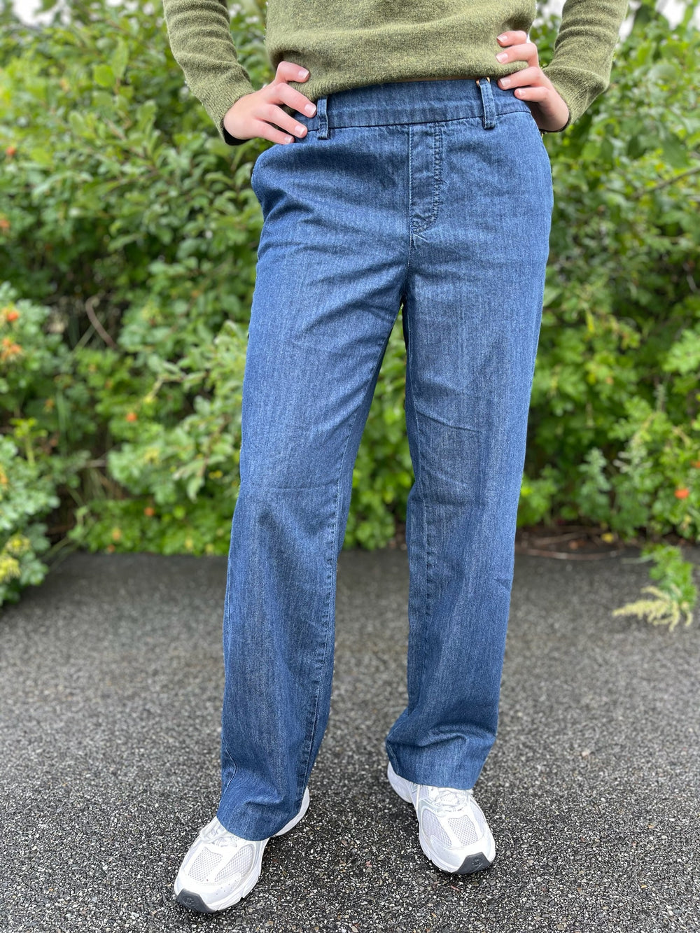 MOS MOSH BAI DENIM PANT DARK BLUE