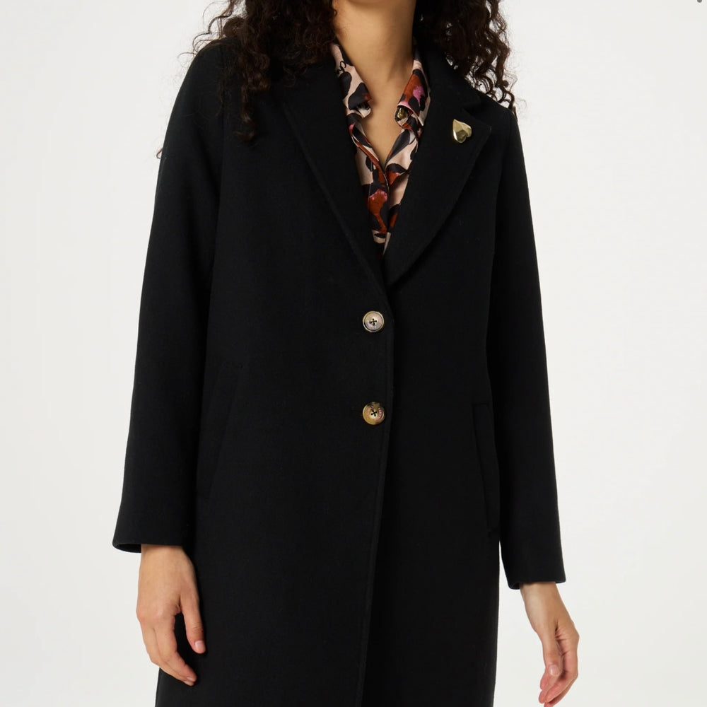 
                  
                    FABIENNE CHAPOT FLORI COAT BLACK
                  
                