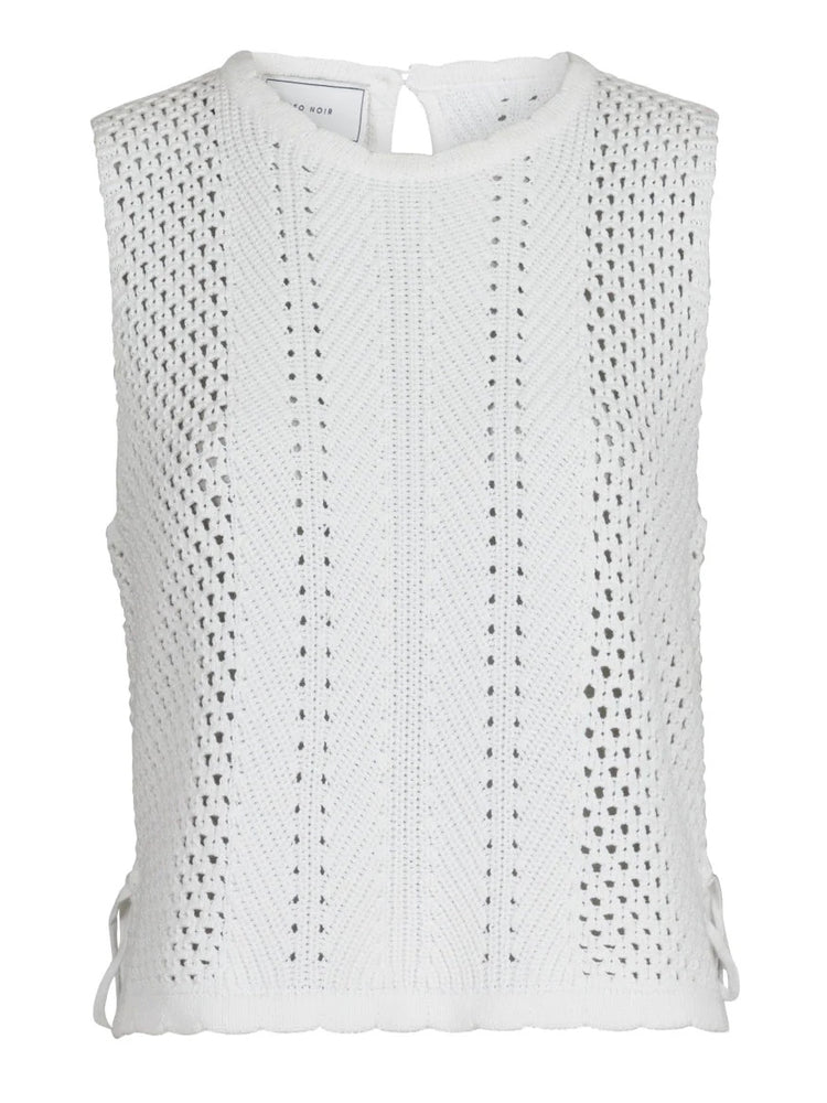 
                  
                    NEO NOIR ARITZA CROCHET KNIT TOP WHITE
                  
                