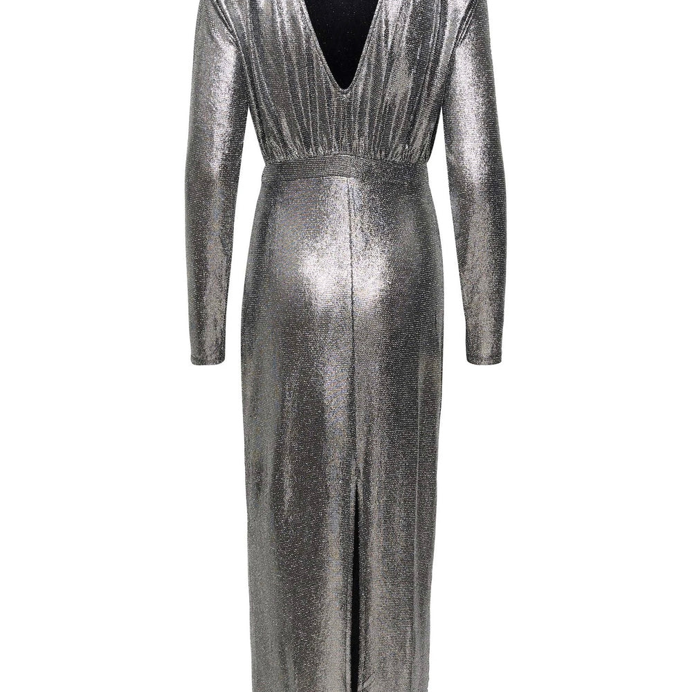 
                  
                    GESTUZ EIRA LONG DRESS SILVER STRUCTURE
                  
                