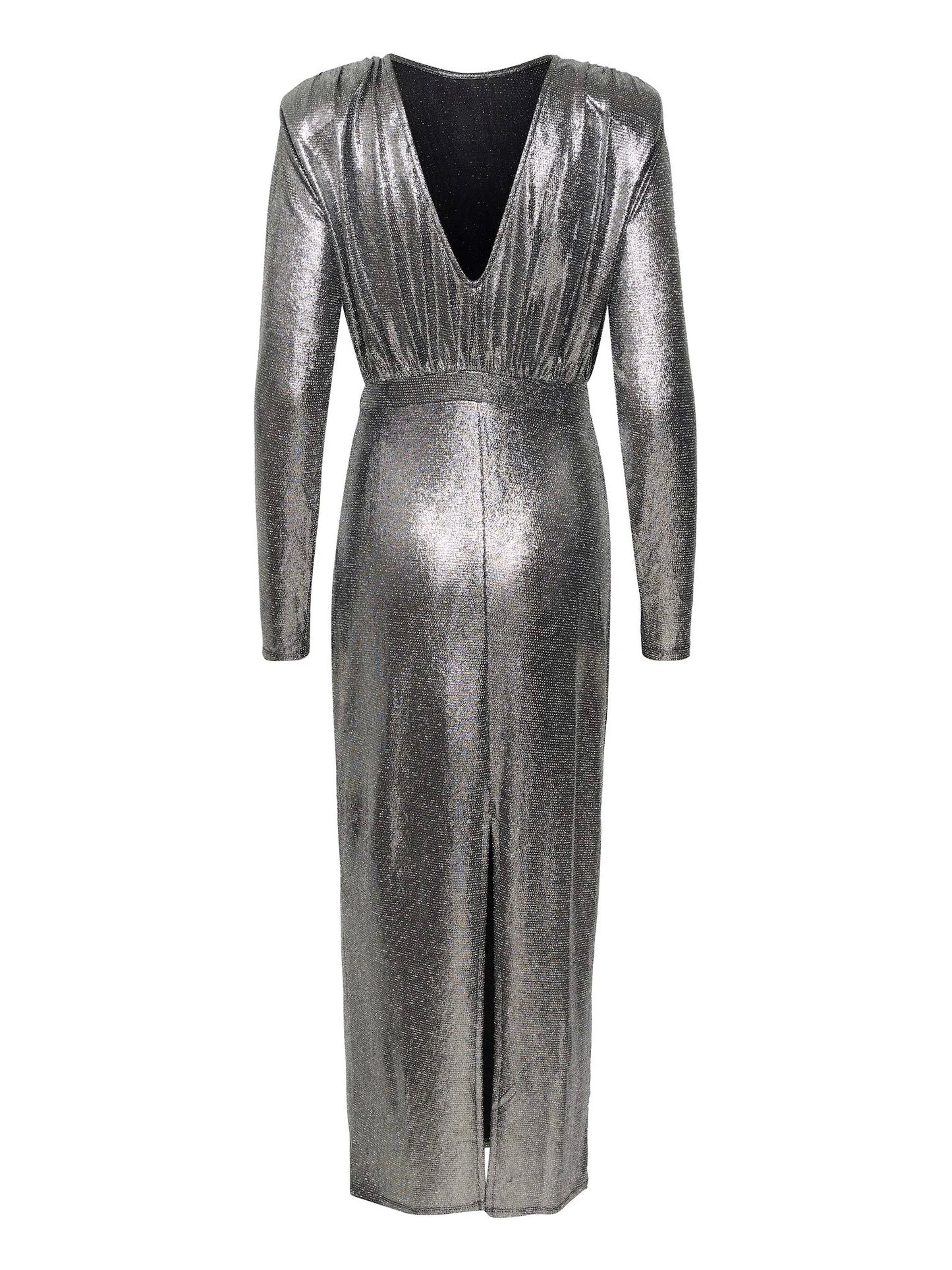 
                  
                    GESTUZ EIRA LONG DRESS SILVER STRUCTURE
                  
                