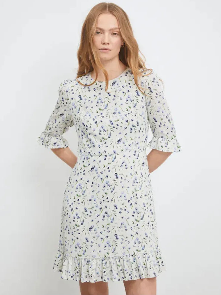 CAMILLA PIHL ANNABELLA DRESS BLUE BRANCH