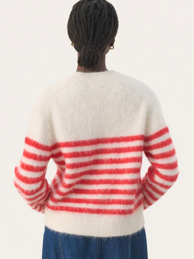 
                  
                    PART TWO PAKIZE CARDIGAN MARS RED STRIPE
                  
                