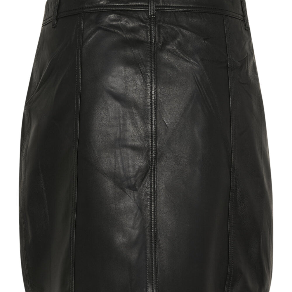 
                  
                    CULTURE CLAUDETTE CANJA LEATHER SKIRT BLACK
                  
                