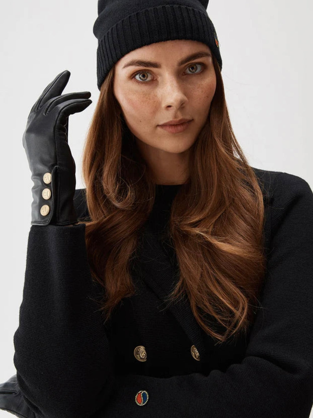 BUSNEL CARA GLOVES BLACK