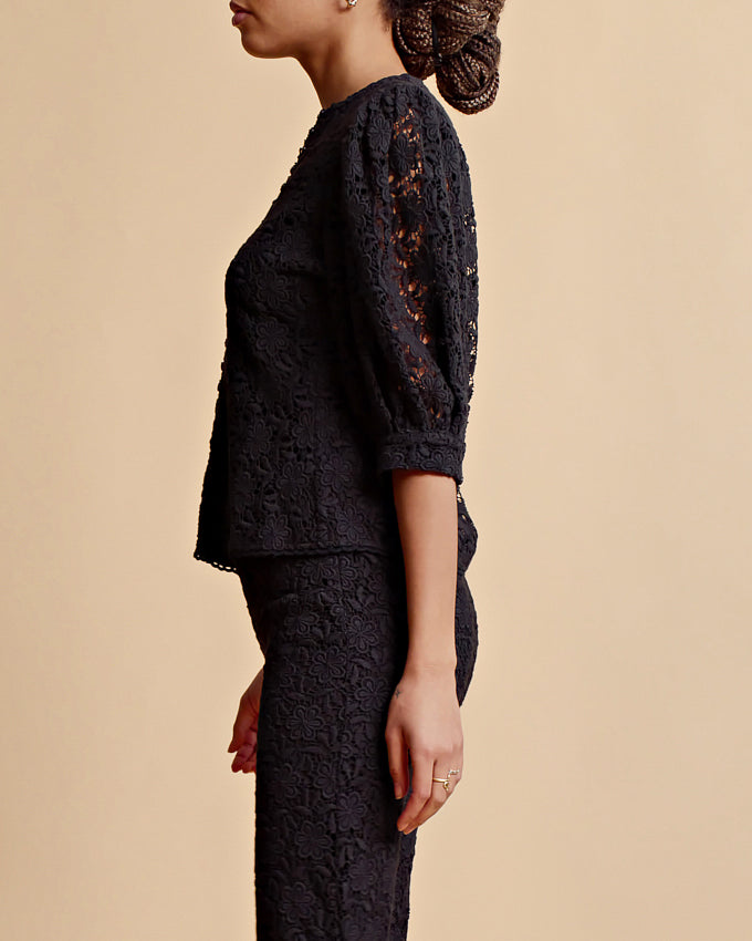 
                  
                    BY TIMO CROCHET BLOUSE BLACK
                  
                