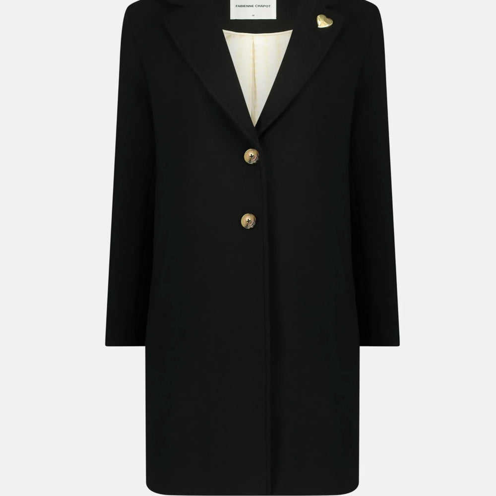 
                  
                    FABIENNE CHAPOT FLORI COAT BLACK
                  
                