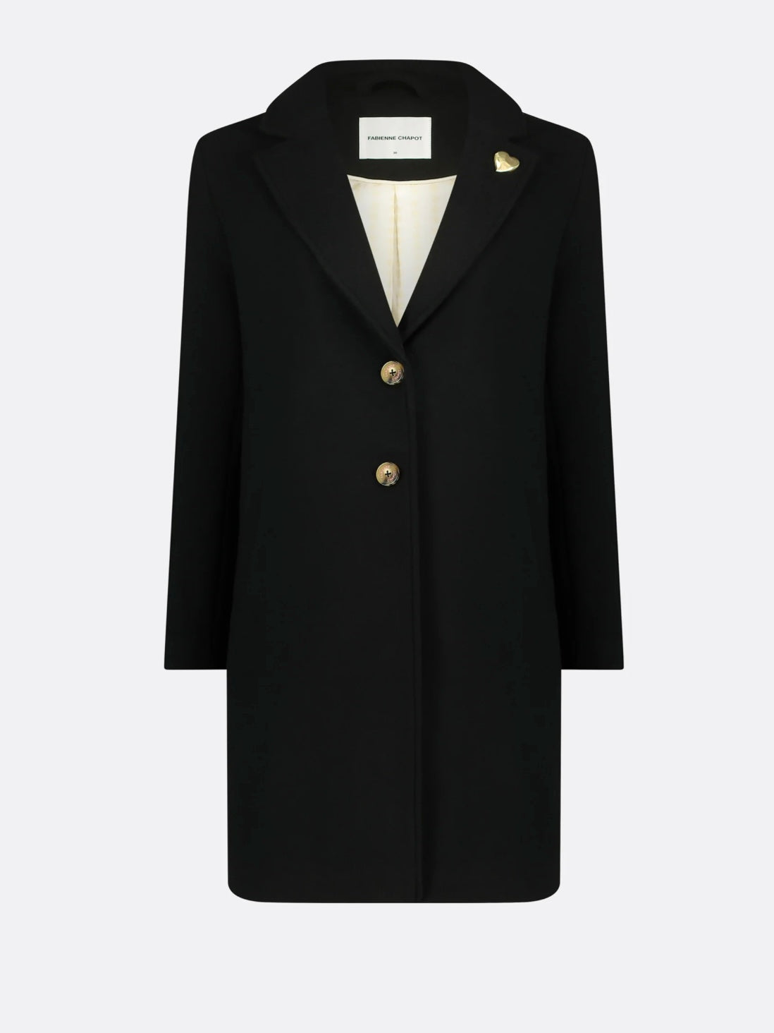 
                  
                    FABIENNE CHAPOT FLORI COAT BLACK
                  
                