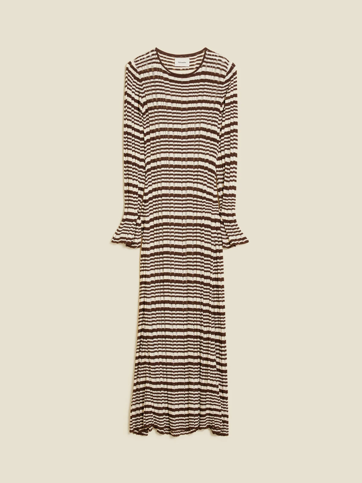 
                  
                    HOLZWEILER RIB STRIPE DRESS BROWN MIX
                  
                