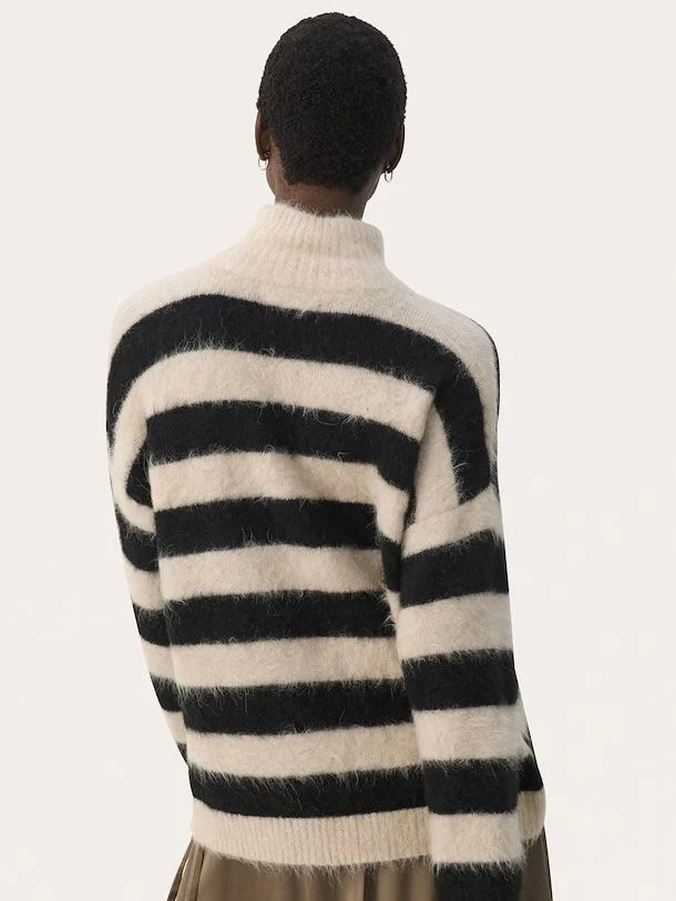 
                  
                    PART TWO LIEPA PULLOVER BLACK STRIPE
                  
                