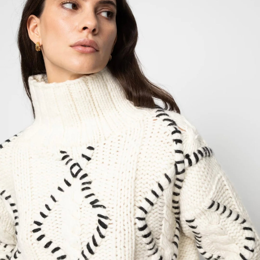 
                  
                    CAMILLA PIHL NEVA CABLE KNIT CREAM
                  
                