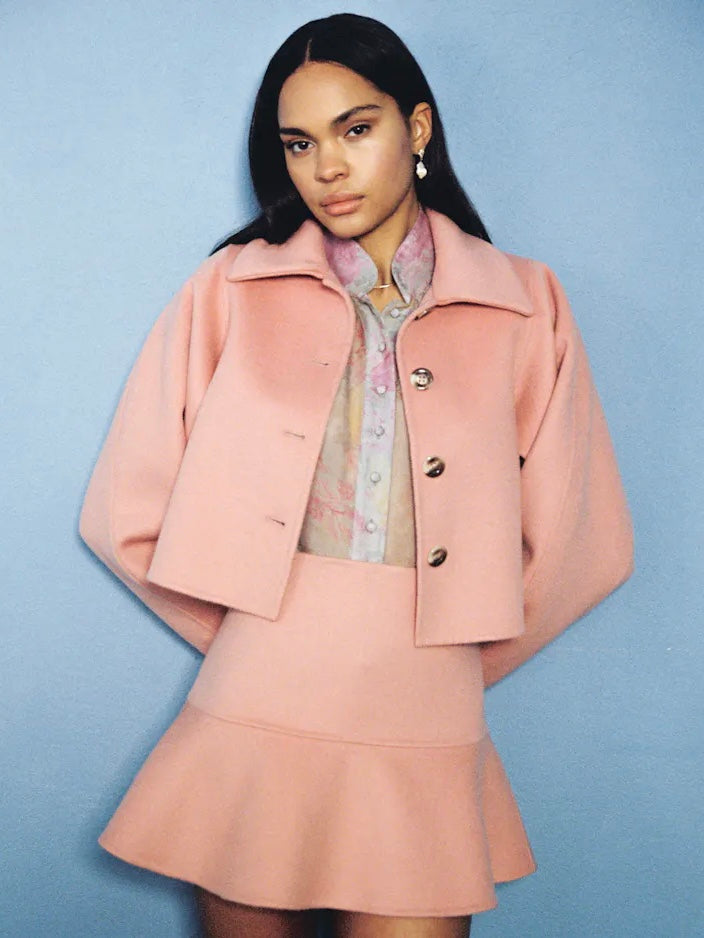 
                  
                    BY TIMO TAILORED CROPPED JACKET DUSTY PINK
                  
                