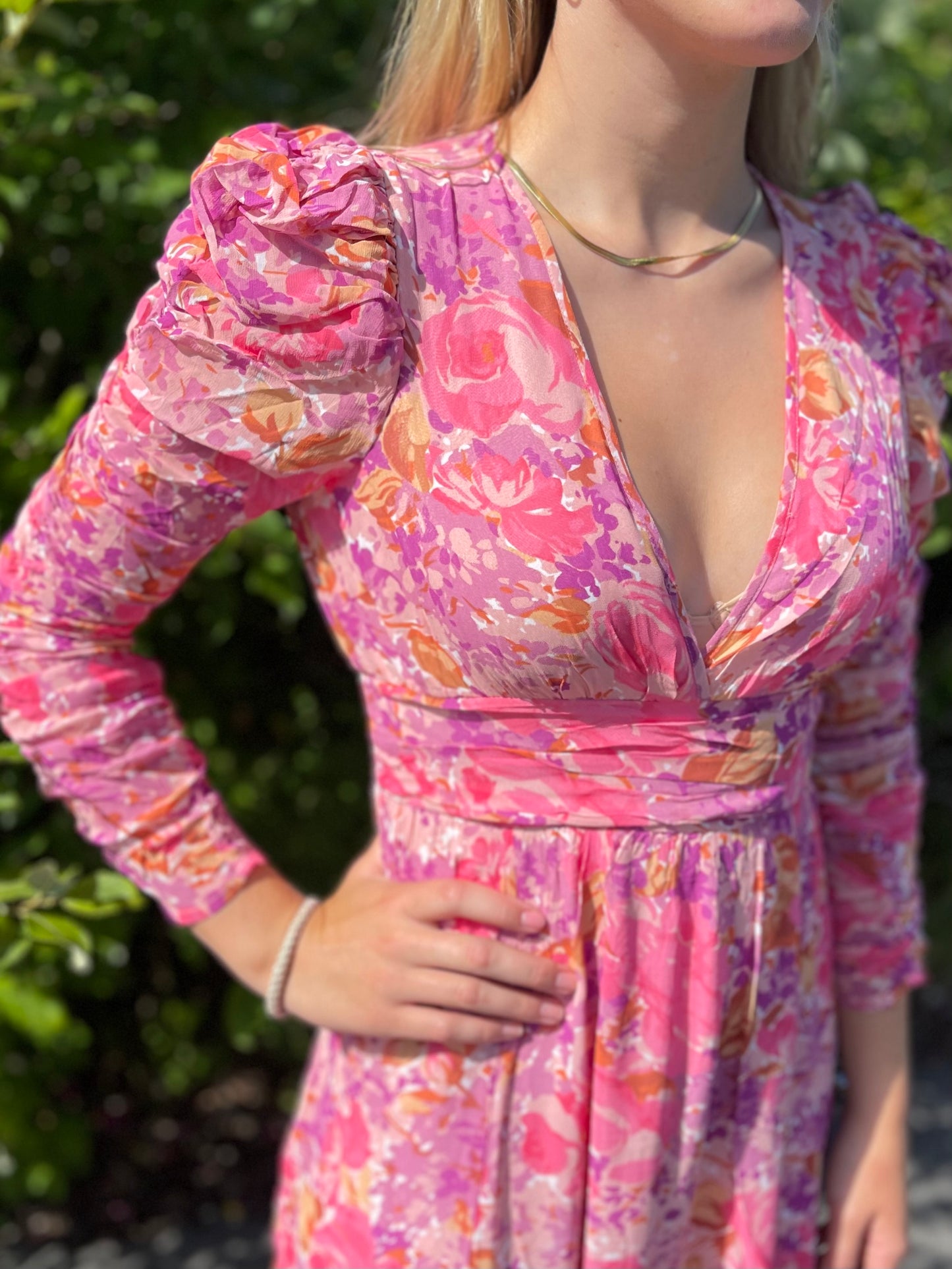 
                  
                    BY TI MO GEORGETTE MAXI DRESS PINK BLOSSOM
                  
                