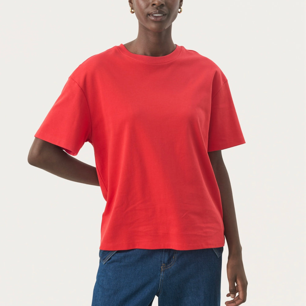 
                  
                    PART TWO JAMINA T-SHIRT MARS RED
                  
                