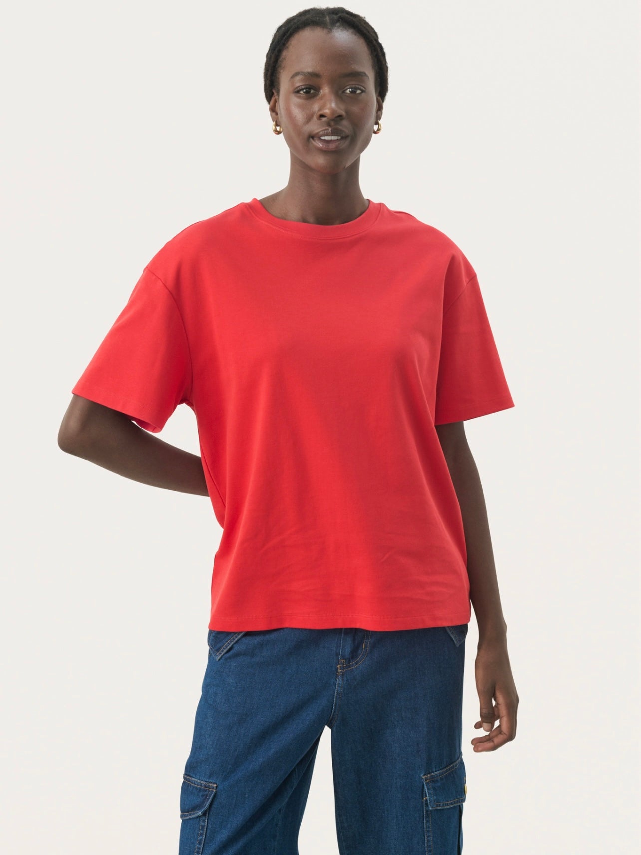 
                  
                    PART TWO JAMINA T-SHIRT MARS RED
                  
                