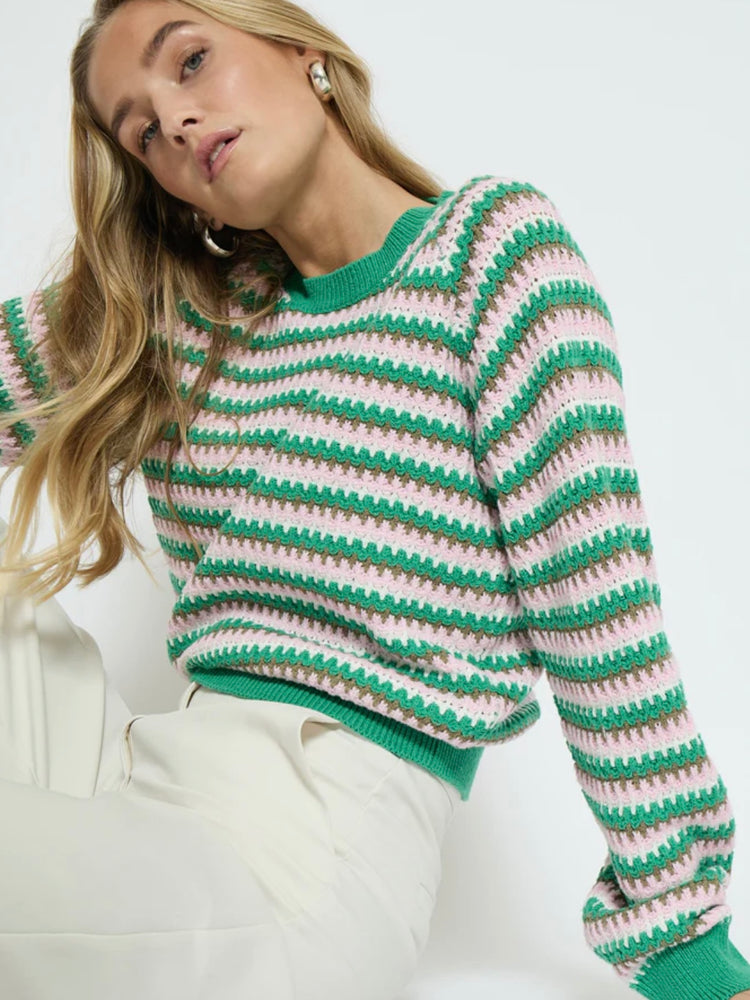 
                  
                    MINUS CLAUDINE KNIT PULLOVER SWEET LILAC STRIPED
                  
                
