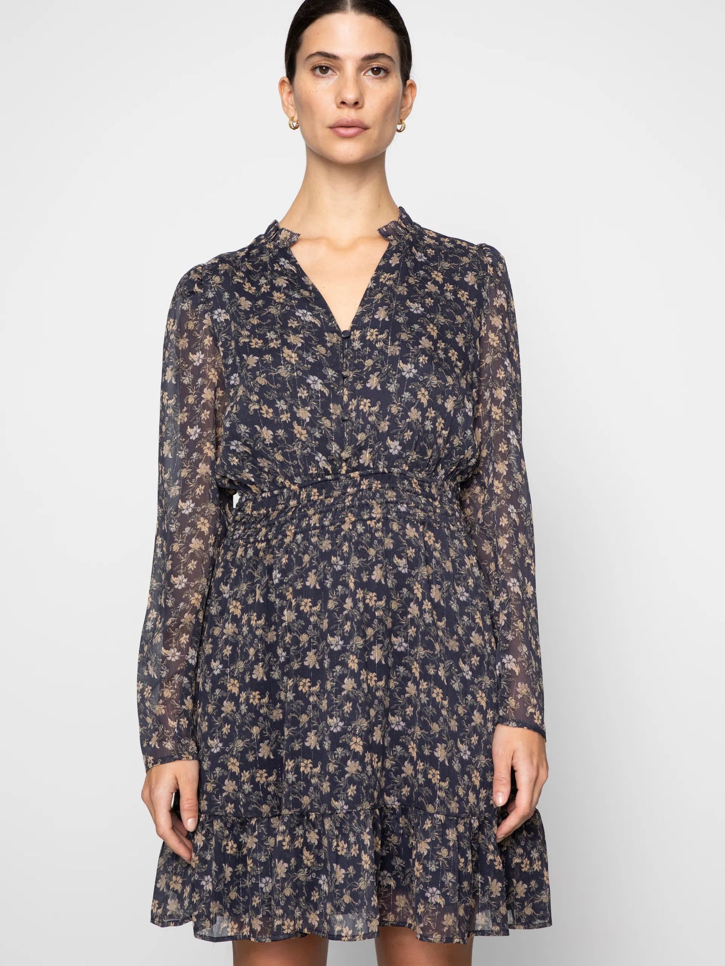 
                  
                    CAMILLA PIHL EIRA DRESS NAVY DAHLIA PRINT
                  
                