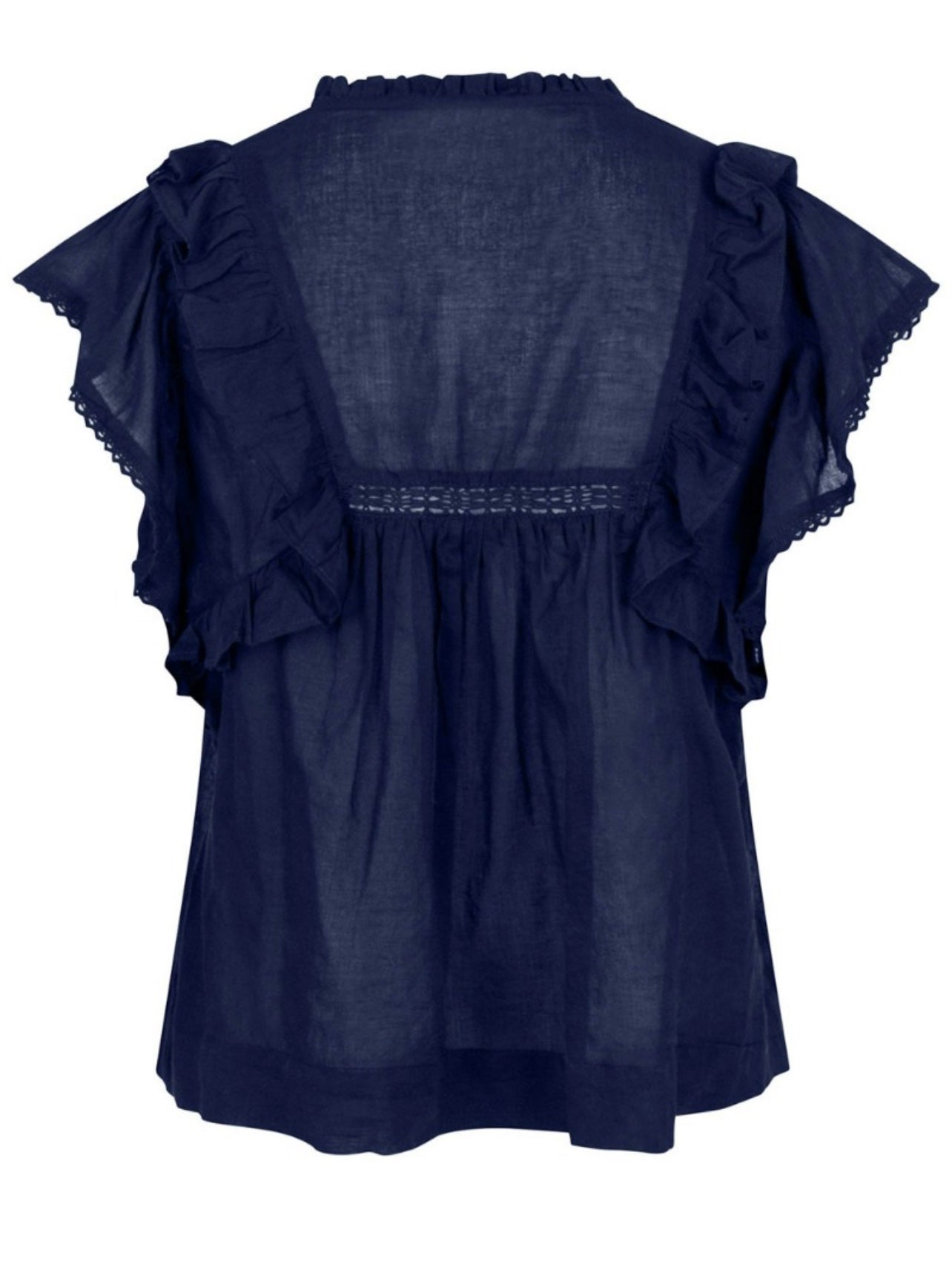 
                  
                    NEO NOIR JAYLA S VOILE TOP NAVY
                  
                