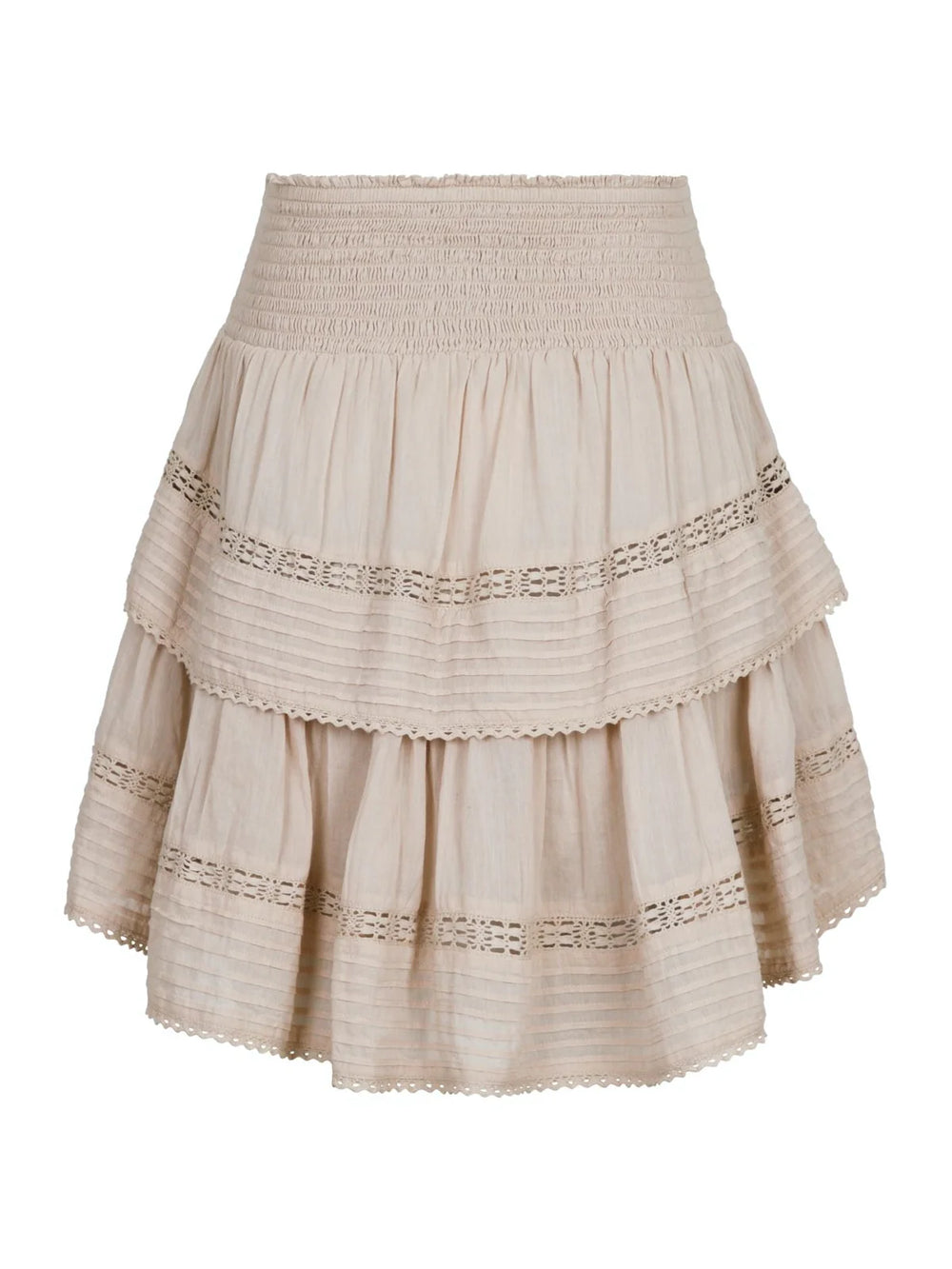 NEO NOIR KENIA S VOILE SKIRT SAND