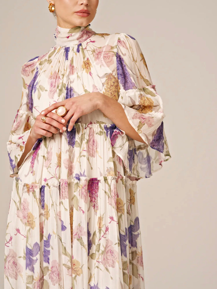 
                  
                    BY TI MO CHIFFON SHIFT DRESS FLOWER GARDEN
                  
                