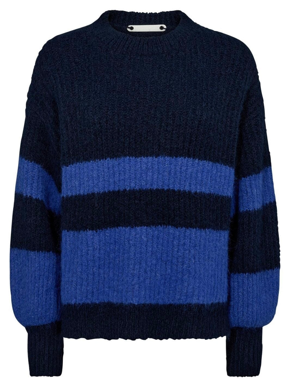 CO’COUTURE CORALIE BLOCK RIB KNIT NAVY