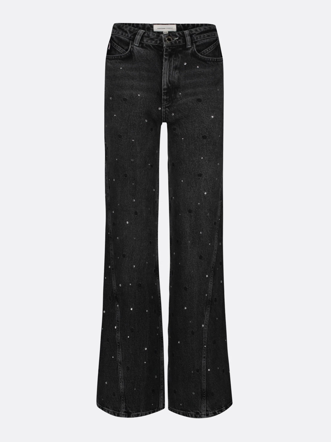 
                  
                    FABIENNE CHAPOT BONNIE WIDE LEG-RHINESTONE WASHED DARK GREY
                  
                