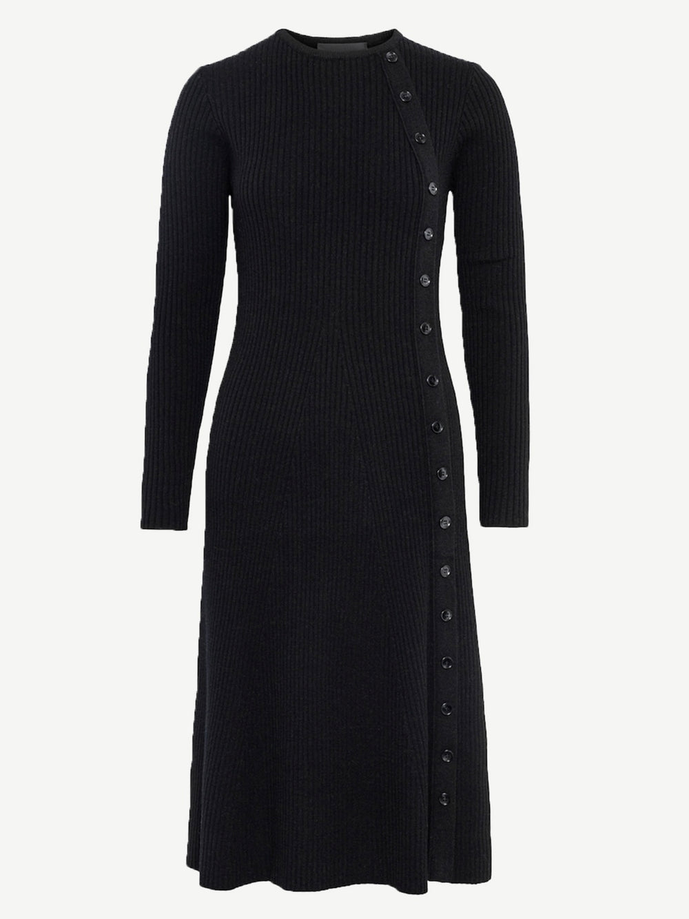 AKS MIMA MERINO DRESS BLACK