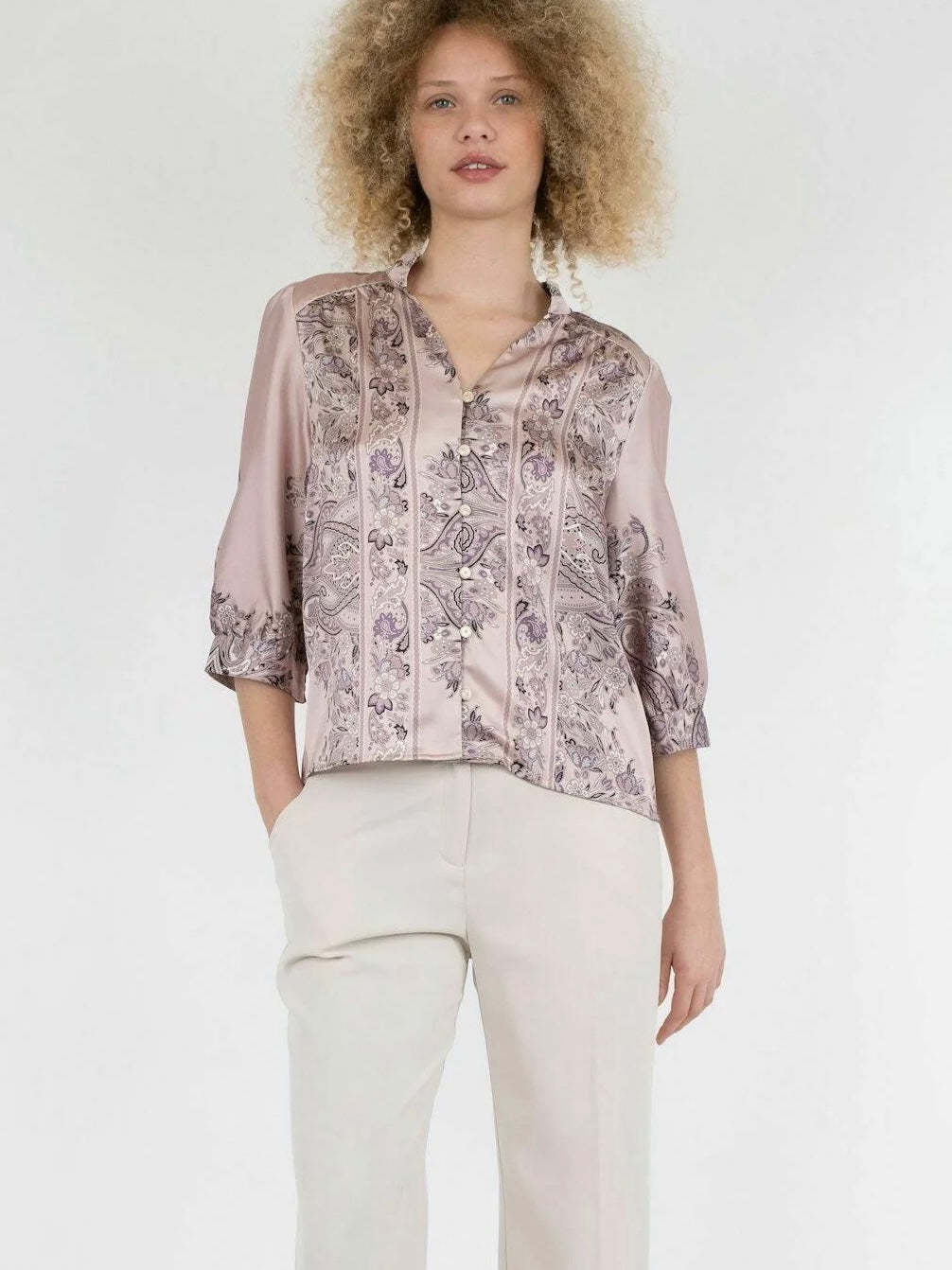 
                  
                    NEO NOIR ROSELLE PAISLEY BORDER BLOUSE DUSTY ROSE
                  
                