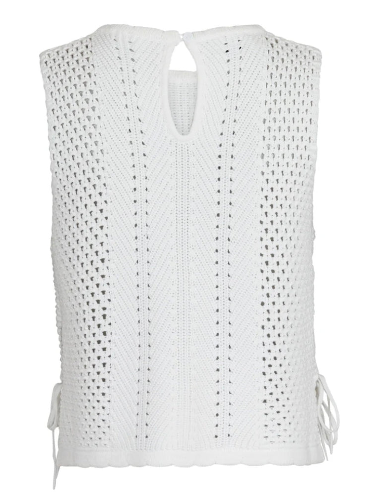 
                  
                    NEO NOIR ARITZA CROCHET KNIT TOP WHITE
                  
                