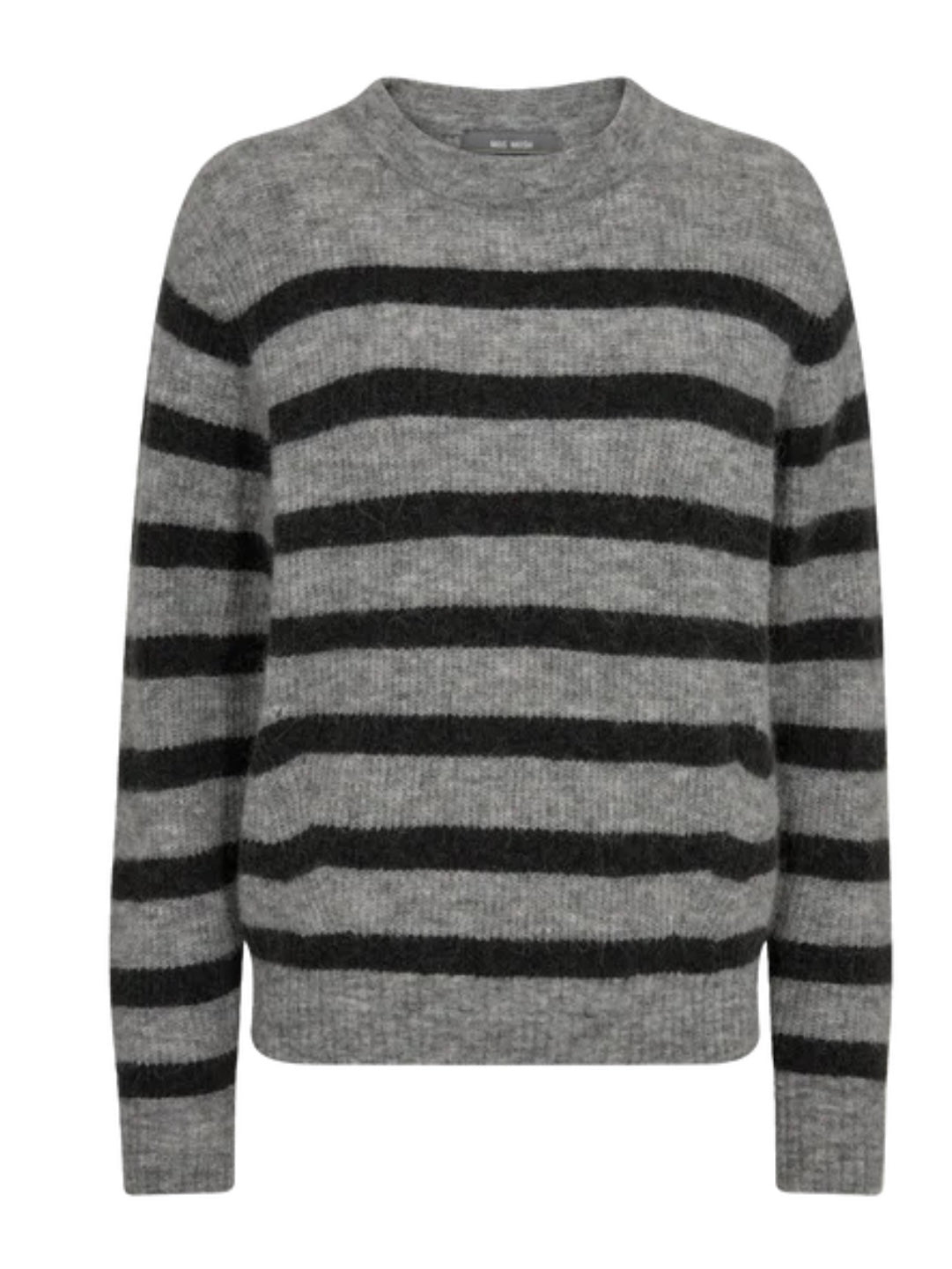 
                  
                    MOS MOSH THORA STRIPE CREWNECK KNIT SHARKSKIN
                  
                