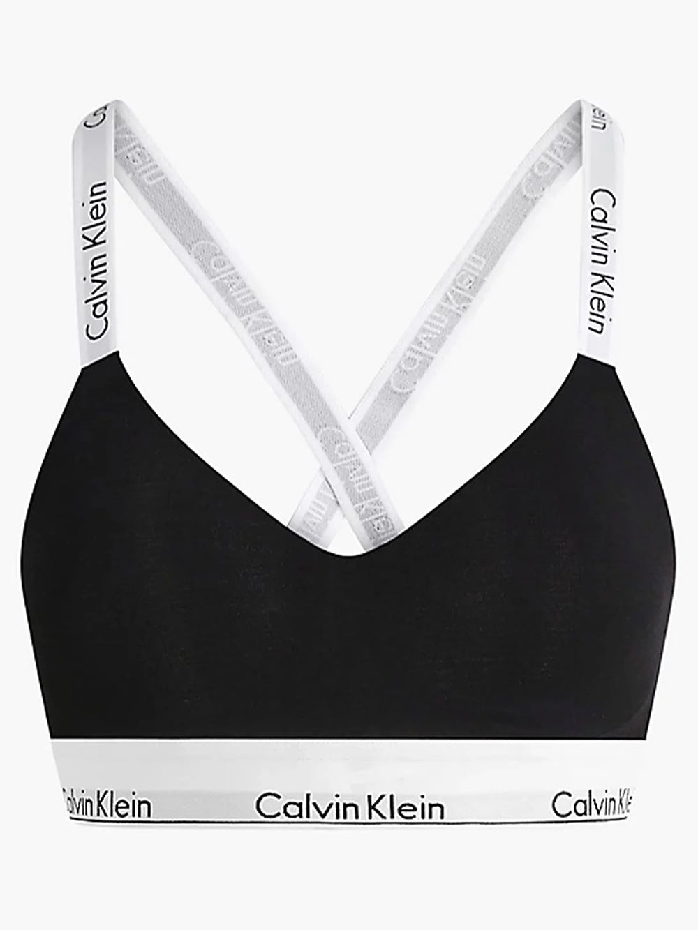 CALVIN KLEIN LIGHT LINED BRALETTE BLACK