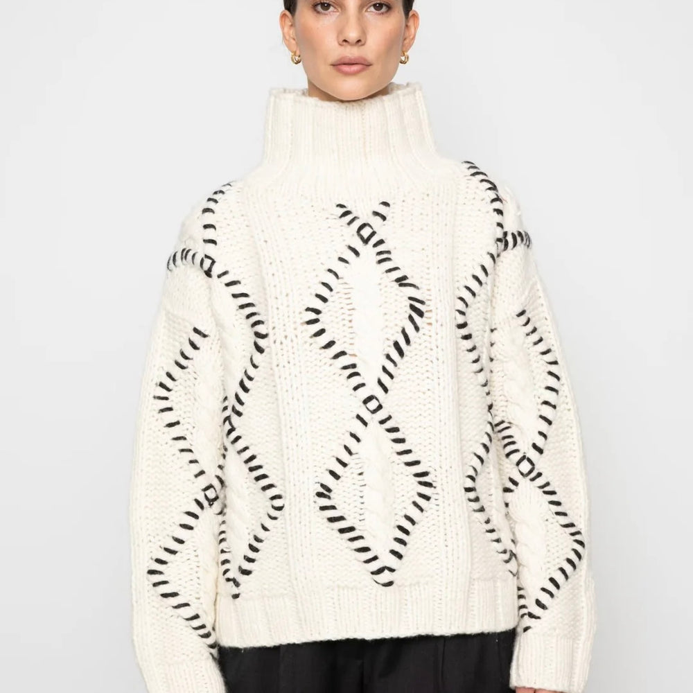 
                  
                    CAMILLA PIHL NEVA CABLE KNIT CREAM
                  
                