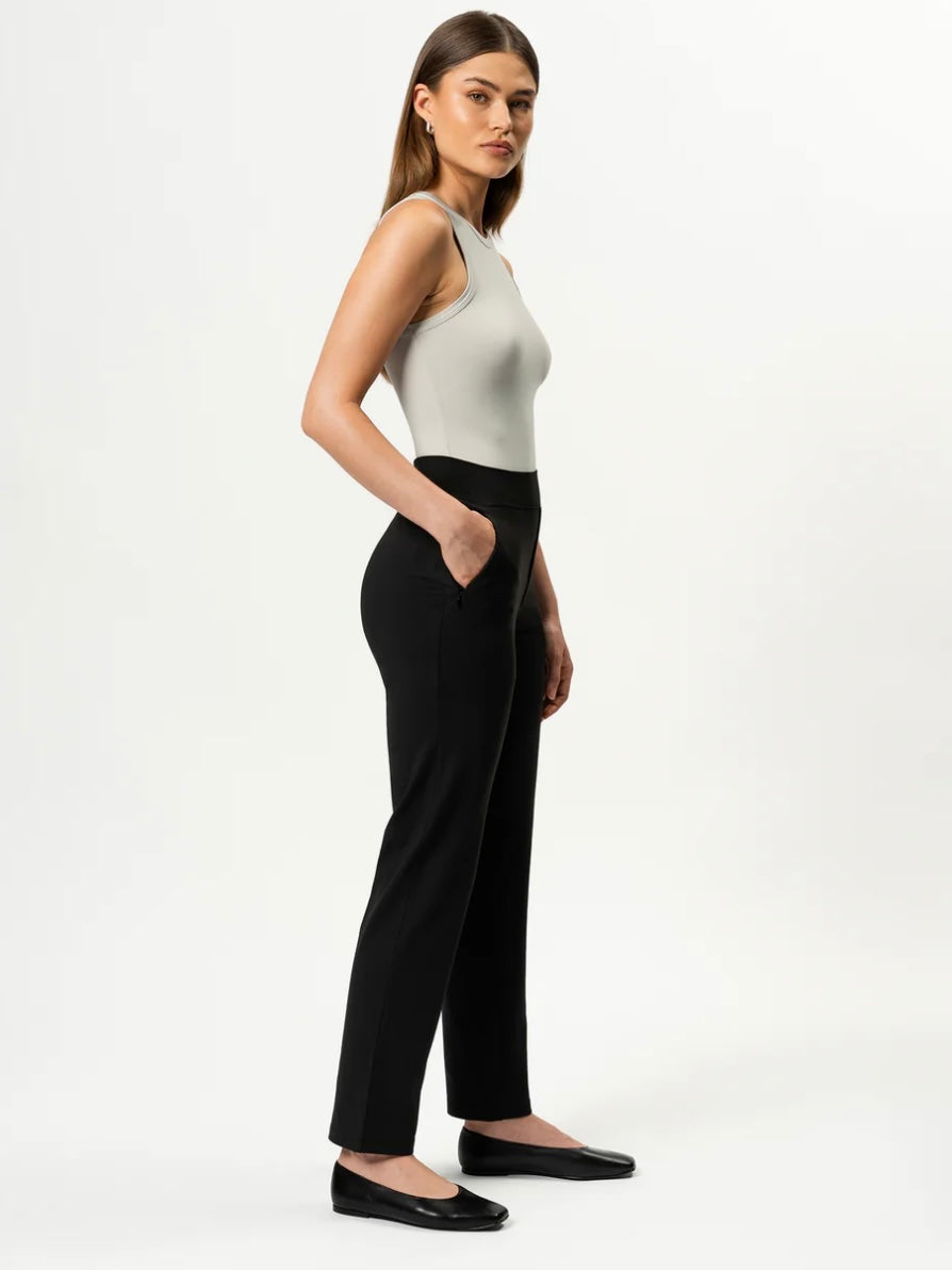 NINEPINE ASANA 30 SLIM PANT BLACK REGULAR