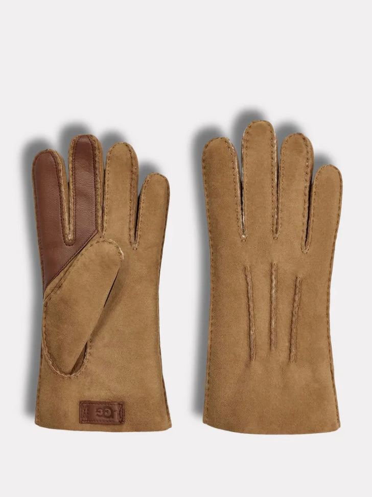 UGG SHEEPSKIN TECK GLOVE HERRE CHESTNUT