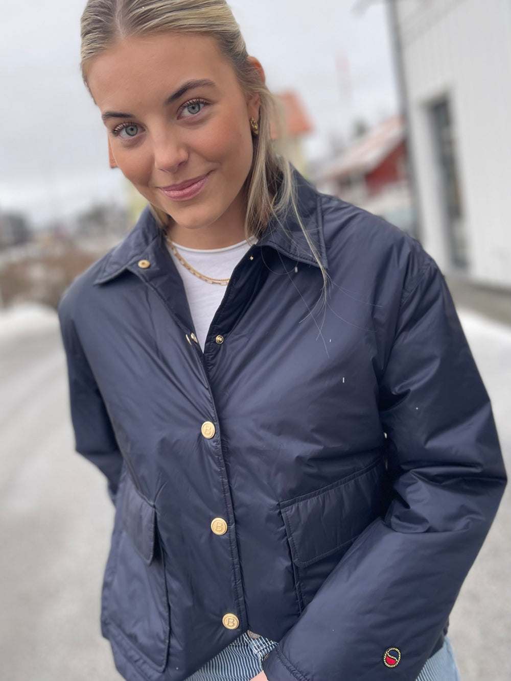 BUSNEL BECKY PADDED JACKET MARINE