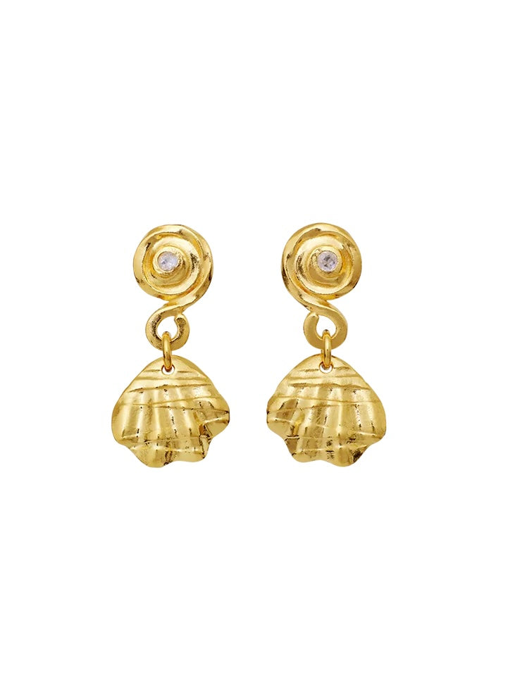 MAANESTEN CONCA  EARRINGS  GOLD