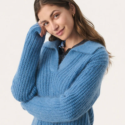 PART TWO LIELI SWEATER PARISIAN BLUE