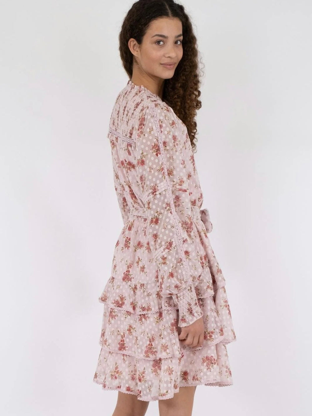 NEO NOIR ADA DREAMY ROSE DRESS ROSE