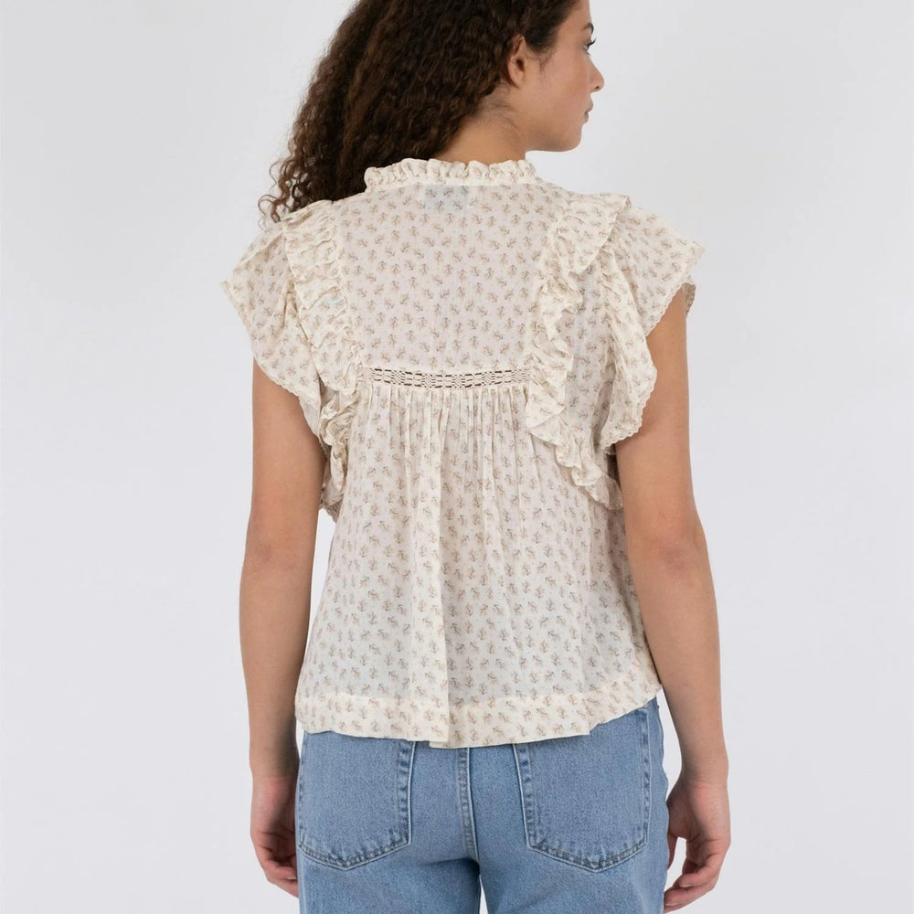 
                  
                    NEO NOIR JAYLA BASIC BLOSSOM TOP CREME
                  
                