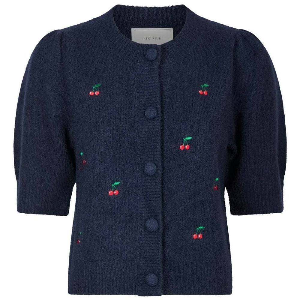 
                  
                    NEO NOIR TRUDY EMBROIDERY KNIT CARDIGAN NAVY
                  
                