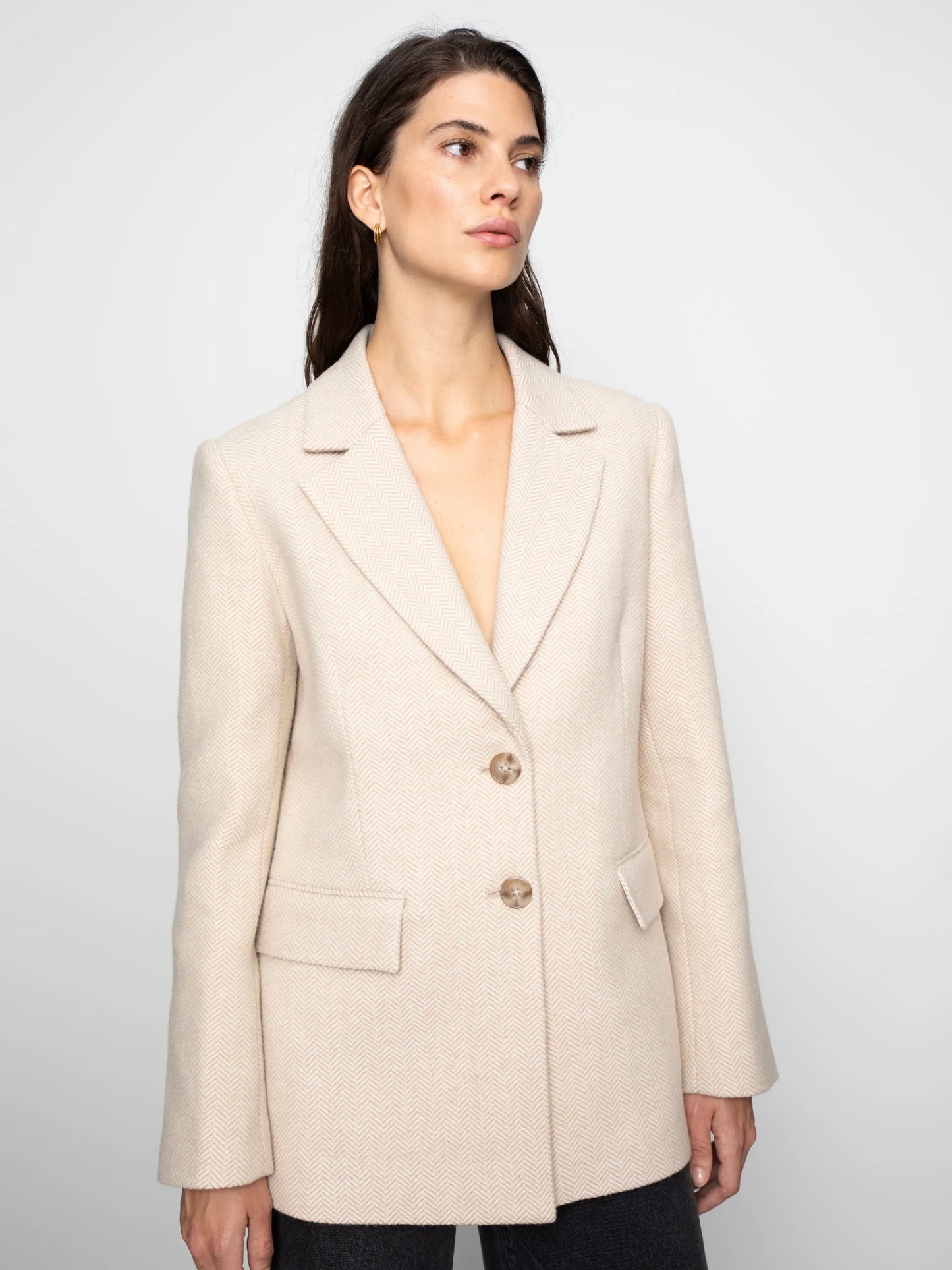 
                  
                    CAMILLA PIHL BROOKLYN BLAZER CREAM HERRINGBONE
                  
                