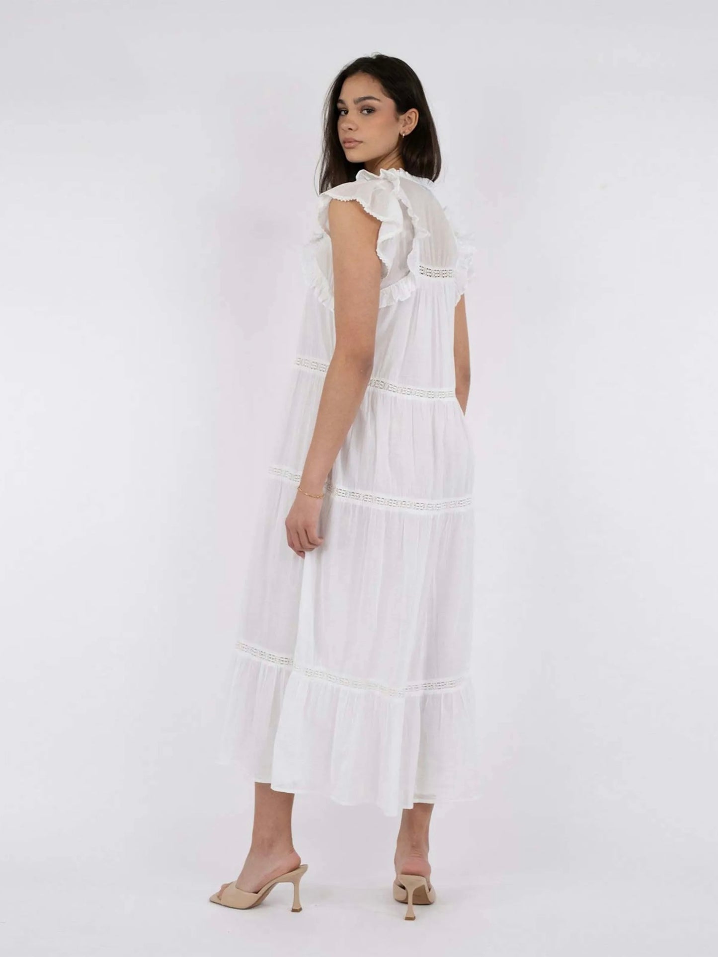 
                  
                    NEO NOIR ANKITA S VOILE DRESS WHITE
                  
                