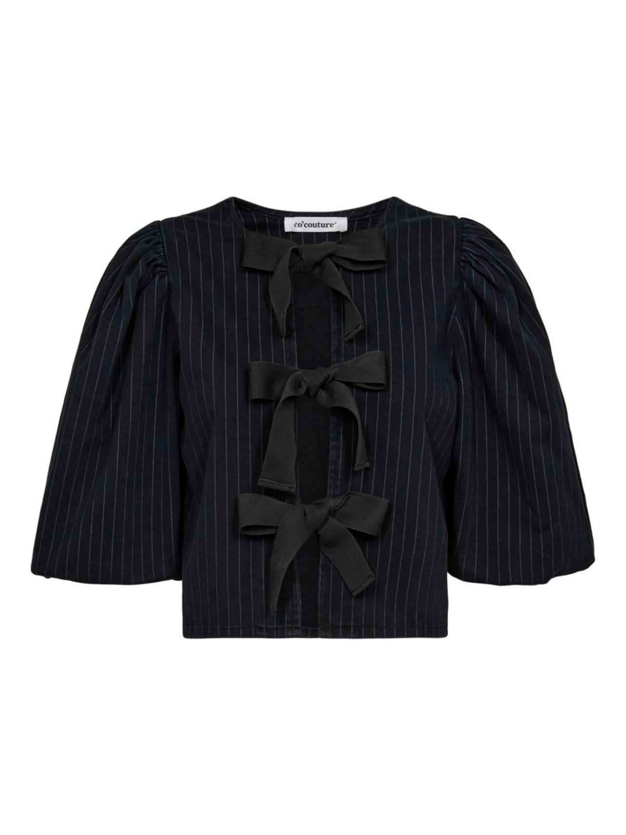 
                  
                    CO’COUTURE PIN WIDE BOW BLOUSE BLACK
                  
                