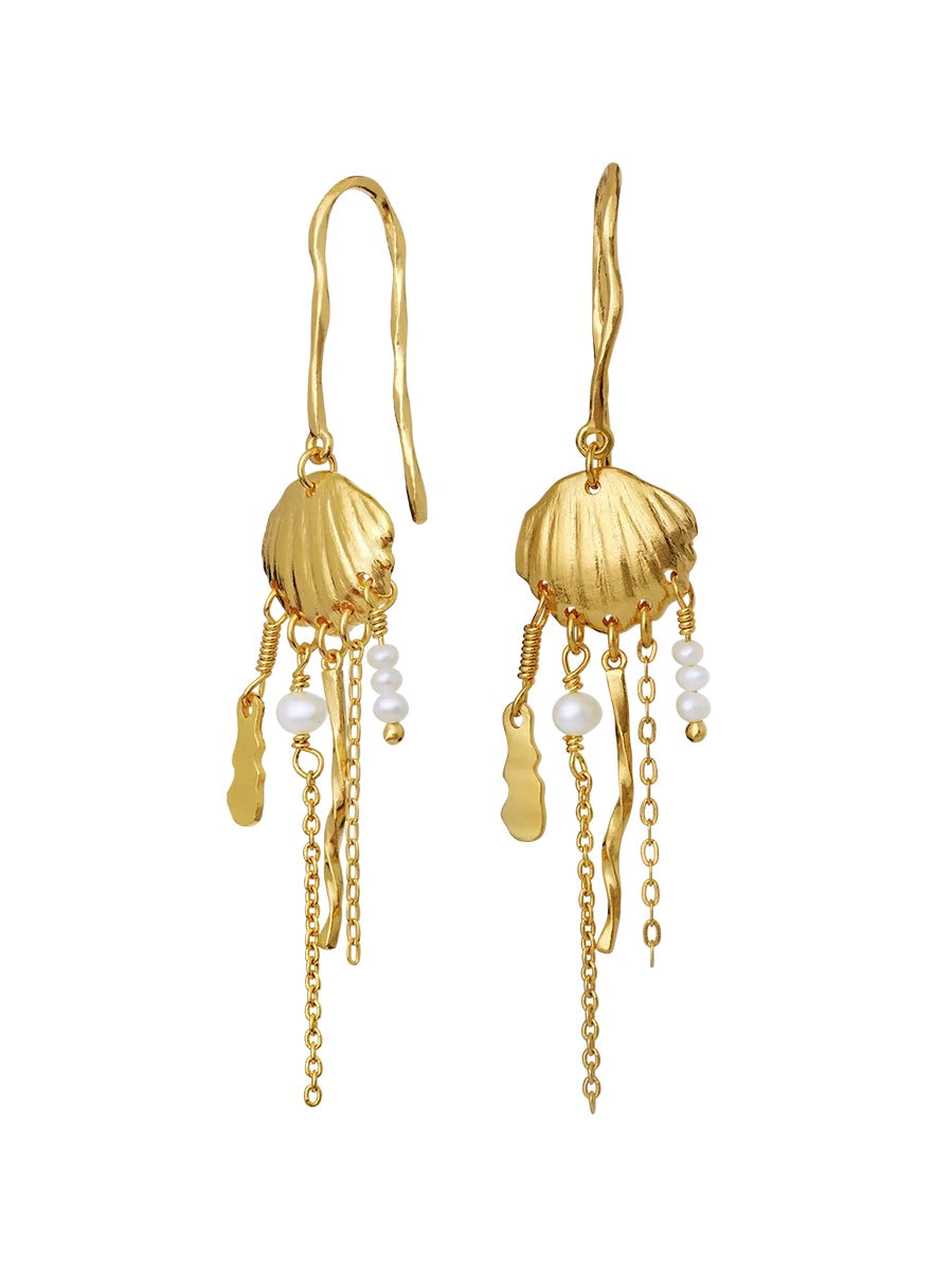 MAANESTEN ZALE  EARRINGS  GOLD