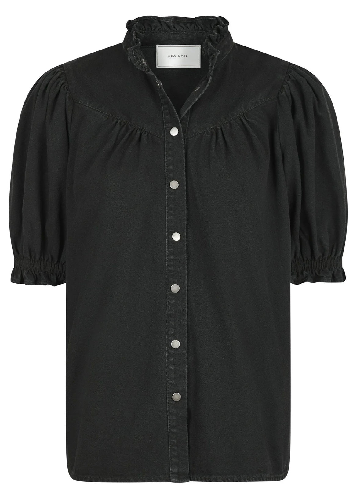 
                  
                    NEO NOIR AVALON DENIM SHIRT BLACK
                  
                